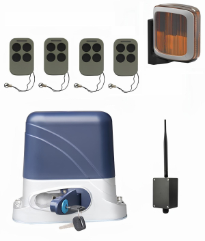КОРН KSL-1300KIT-L2K-BT-T4 Автоматика для откатных ворот KSL-1300 KIT-L2K-BT-Т4, комплект: привод, 4 пульта, Bluetooth-модуль, лампа