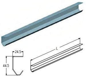 ALUTECH PRG-31-5700 - 402110900 Профиль направляющий для подъёмных секционных ворот