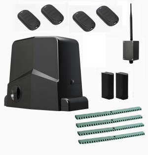 AN-MOTORS ARW-1000MKIT-FA4-BT-T4 Автоматика для откатных ворот ARW-1000MKIT FA4-BT-T4, комплект: привод, фотоэлементы, 4 пульта, 4 рейки, Bluetooth-модуль