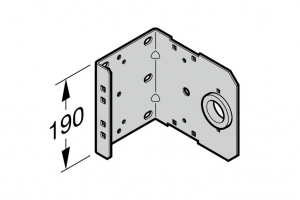 HORMANN 3044812 Консоль держателя вала 1, с шарикоподшипником (слева, размер 2)