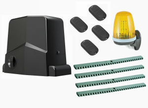 AN-MOTORS ARW-600MKIT-L4-T4 Автоматика для откатных ворот ARW-600MKIT L4-T4, комплект: привод, сигнальная лампа, 4 пульта, 4 рейки
