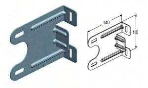 ALUTECH IBB-4510 - 403432300 Кронштейн промежуточный для подъёмных секционных ворот