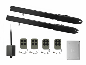 КОРН KSW-3000-T4-BT Автоматика для распашных ворот KSW-3000 T4-BT, комплект: 2 привода, блок управления, 4 пульта. Bluetooth-модуль