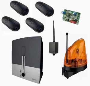 CAME BXL04AGS KIT-LK2-BT-T4 Автоматика для откатных ворот BXL04AGS KIT-LK2-BT-T4, комплект: привод, радиоприемник, 4 пульта, лампа, Bluetooth-модуль