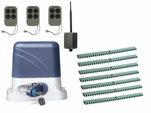 КОРН KSL-1300KIT-KR7-BT-T3 Автоматика для откатных ворот KSL-1300 KIT-KR7-BT-Т3, комплект: привод, 3 пульта, Bluetooth-модуль, 7 реек