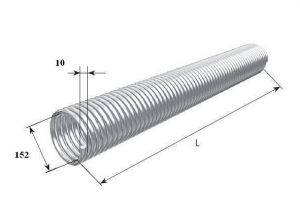 DOORHAN 36010/mL/RAL7004 Пружина окрашенная 152-10,0 левая для подъёмных секционных ворот