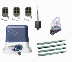 КОРН KSL-800KIT-L5K4-BT-T3 Автоматика для откатных ворот KSL-800 KIT-L5K4-BT-Т3, комплект: привод, 3 пульта, Bluetooth-модуль, лампа, 4 рейки