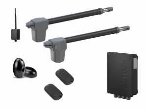 AN-MOTORS ATW-400KIT F-BT Автоматика для распашных ворот ATW-400KIT F-BT, комплект: 2 привода, блок управления, 2 пульта, фотоэлементы, Bluetooth-модуль