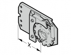 HORMANN 3044639 Устройство защиты от обрыва пружины (x = 120 мм, справа, размер 1)