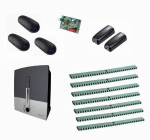 CAME BXL04AGS KIT7-FK-T3 Автоматика для откатных ворот BXL04AGS KIT7-FK-Т3, комплект: привод, радиоприемник, 3 пульта, фотоэлементы, 7 реек