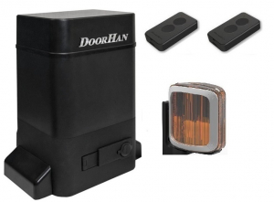 DOORHAN SL-1300PROKIT-LA Автоматика для откатных ворот DOORHAN SLIDING-1300PROKIT-LA, комплект: привод, 2 пульта, лампа