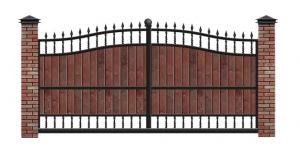 КОРН 70РС708-60КГ Откатные ворота КОРН ПРЕМИУМ, модель Камея, толщина 60 мм