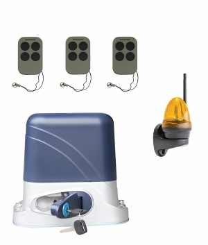 КОРН KSL-800KIT-LK-T3 Автоматика для откатных ворот KSL-800 KIT-LK-Т3, комплект: привод, 3 пульта, лампа