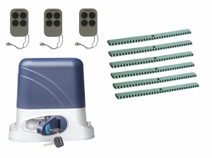 КОРН KSL-800KIT-KR6-T3 Автоматика для откатных ворот KSL-800 KIT-KR6-Т3, комплект: привод, 3 пульта, 6 реек