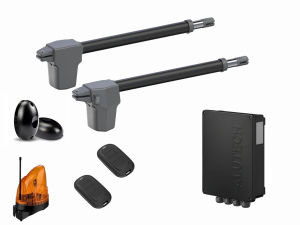 AN-MOTORS ATW-400KIT FULL-K1 Автоматика для распашных ворот ATW-400KIT FULL-K1, комплект: 2 привода, блок управления, 2 пульта, фотоэлементы, лампа