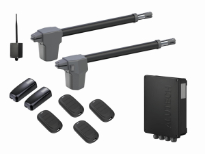 AN-MOTORS ATW-400KIT F-BT-T4 Автоматика для распашных ворот ATW-400KIT F-BT-T4, комплект: 2 привода, блок управления, 4 пульта, фотоэлементы, Bluetooth-модуль