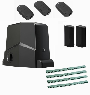 AN-MOTORS ARW-600MKIT-FA4-T3 Автоматика для откатных ворот ARW-600MKIT FA4-Т3, комплект: привод, фотоэлементы, 3 пульта, 4 рейки