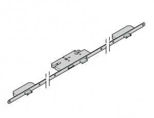 HORMANN 3094032 Замок с многоточечной блокировкой для боковой двери (RZ (кругл. цилиндр))