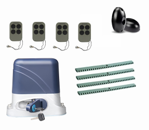 КОРН KSL-800KIT-FK4-T4 Автоматика для откатных ворот KSL-800 KIT-FK4-Т4, комплект: привод, 4 пульта, фотоэлементы, 4 рейки