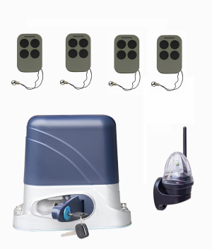 КОРН KSL-1300KIT-L4K-T4 Автоматика для откатных ворот KSL-1300 KIT-L4K-Т4, комплект: привод, 4 пульта, лампа