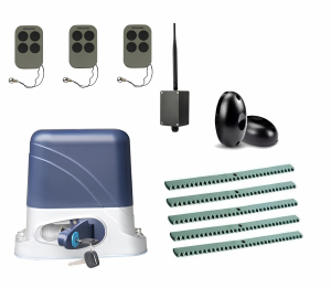 КОРН KSL-1300KIT-FK5-BT-T3 Автоматика для откатных ворот KSL-1300 KIT-FK5-BT-Т3, комплект: привод, 3 пульта, Bluetooth-модуль, фотоэлементы, 5 реек