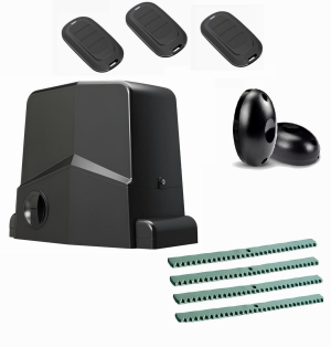 AN-MOTORS ARW-600MKIT-FK4-T3 Автоматика для откатных ворот ARW-600MKIT FK4-Т3, комплект: привод, фотоэлементы, 3 пульта, 4 рейки