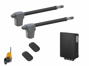 AN-MOTORS ATW-400KIT L Автоматика для распашных ворот ATW-400KIT L, комплект: 2 привода, блок управления, 2 пульта, лампа