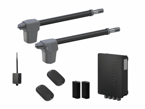 AN-MOTORS ATW-400KIT FA-BT Автоматика для распашных ворот ATW-400KIT FA-BT, комплект: 2 привода, блок управления,  2 пульта, фотоэлементы, Bluetooth-модуль