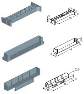 ALUTECH FWO145F - 402951200 Комплект крепежный FWO145F для подъёмных секционных ворот