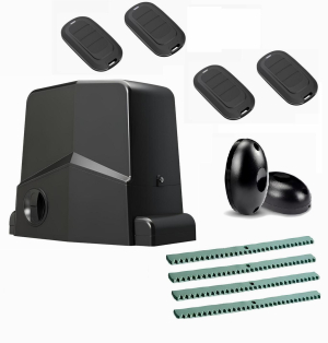 AN-MOTORS ARW-600MKIT-FK4-T4 Автоматика для откатных ворот ARW-600MKIT FK4-T4, комплект: привод, фотоэлементы, 4 пульта, 4 рейки
