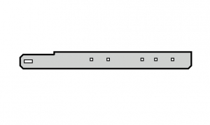 HORMANN 3095328 Консоль, для направляющих N, ND, NH, H, HD, HU, слева (540 мм )