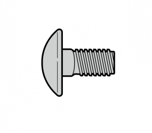 HORMANN 3073210 Винт с полукруглой головкой (M6 × 14, из нерж. стали)