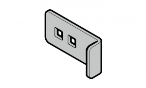 HORMANN 3087533 Усиление закруглений коробки ((2 шт) вкл. винты и гайки)