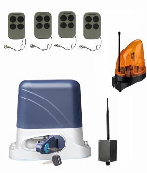 КОРН KSL-1300KIT-L1K-BT-T4 Автоматика для откатных ворот KSL-1300 KIT-L1K-BT-Т4, комплект: привод, 4 пульта, Bluetooth-модуль, лампа