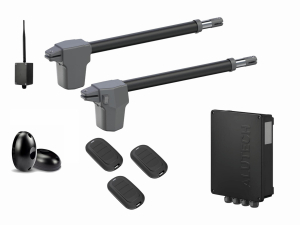 AN-MOTORS ATW-400KIT F-BT-Т3 Автоматика для распашных ворот ATW-400KIT F-BT-Т3, комплект: 2 привода, блок управления, 3 пульта, фотоэлементы, Bluetooth-модуль
