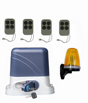 КОРН KSL-1300KIT-L3K-T4 Автоматика для откатных ворот KSL-1300 KIT-L3K-Т4, комплект: привод, 4 пульта, лампа