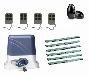КОРН KSL-800KIT-FK6-T4 Автоматика для откатных ворот KSL-800 KIT-FK6-Т4, комплект: привод, 4 пульта, фотоэлементы, 6 реек