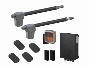 AN-MOTORS ATW-400KIT FULL-A-T4 Автоматика для распашных ворот ATW-400KIT FULL-A-T4, комплект: 2 привода, блок управления, 4 пульта, фотоэлементы, лампа