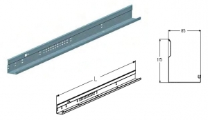 ALUTECH PRG-30R-2395 - 402051812 Профиль угловой для подъёмных секционных ворот