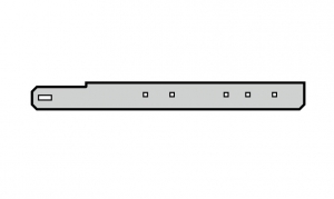 HORMANN 3095383 Консоль, для направляющих N, ND, NH, H, HD, HU, слева (640 мм)