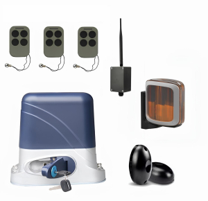 КОРН KSL-800FULL-2K-BT-T3 Автоматика для откатных ворот KSL-800 FULL-2K-BT-Т3, комплект: привод, 3 пульта, Bluetooth-модуль, фотоэлементы, лампа