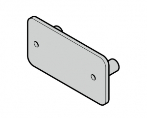 HORMANN 3039974 Плоская ручка ((42 мм) SPU, APU, TAP 40, ASP)