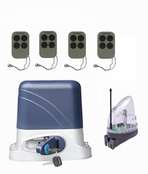 КОРН KSL-1300KIT-L5K-T4 Автоматика для откатных ворот KSL-1300 KIT-L5K-Т4, комплект: привод, 4 пульта, лампа