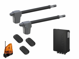 AN-MOTORS ATW-400KIT LK-Т3 Автоматика для распашных ворот ATW-400KIT LK-Т3, комплект: 2 привода, блок управления, 3 пульта, лампа