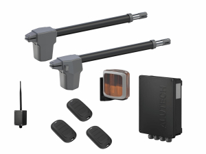 AN-MOTORS ATW-400KIT LA-BT-Т3 Автоматика для распашных ворот ATW-400KIT LA-BT-Т3, комплект: 2 привода, блок управления, 3 пульта, лампа, Bluetooth-модуль