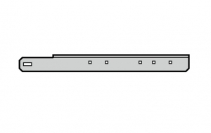 HORMANN 3095384 Консоль, для направляющих N, ND, NH, H, HD, HU, справа (640 мм)