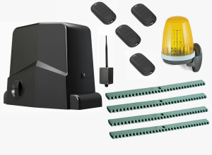 AN-MOTORS ARW-600MKIT-L4-BT-T4 Автоматика для откатных ворот ARW-600MKIT L4-BT-T4, комплект: привод, 4 пульта сигнальная лампа, 4 рейки, Bluetooth-модуль
