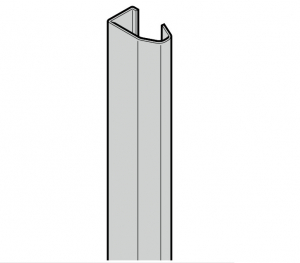 HORMANN 3044801 Вертикальная направляющая шина с четырехгранными отверстиями (справа, с четырехгранными отверстиями)
