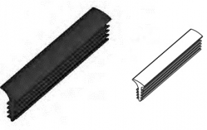 ALUTECH FRK38 - 10415500 Уплотнитель резиновый для подъёмных секционных ворот