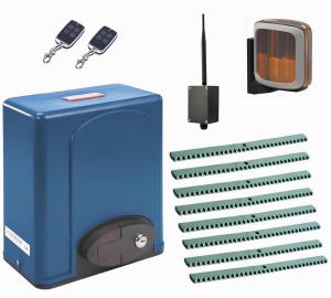 R-TECH SL600KCEKIT-LA8-BT Автоматика для откатных ворот SL600AC.M KIT-LA8-BT, комплект: привод, 2 пульта, Bluetooth-модуль, лампа, 8 реек